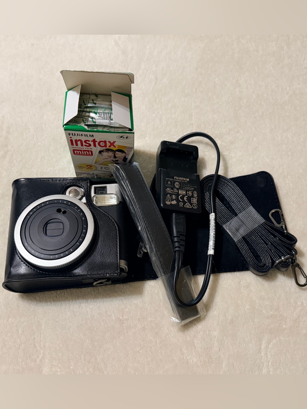 Fujifilm Instax Mini 90 Instant Camera Bundle - Black